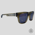 Lunettes de soleil Chrome Hearts Box Officer, coloris Armée/Argent