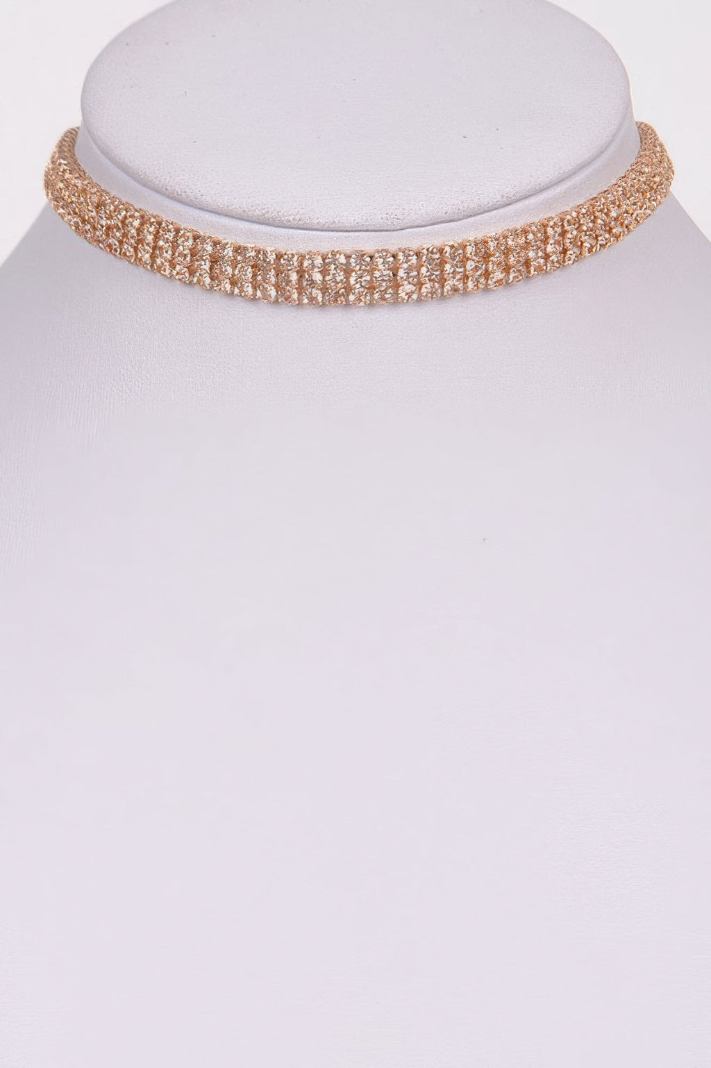 Tour de cou de soirée cercle strass
