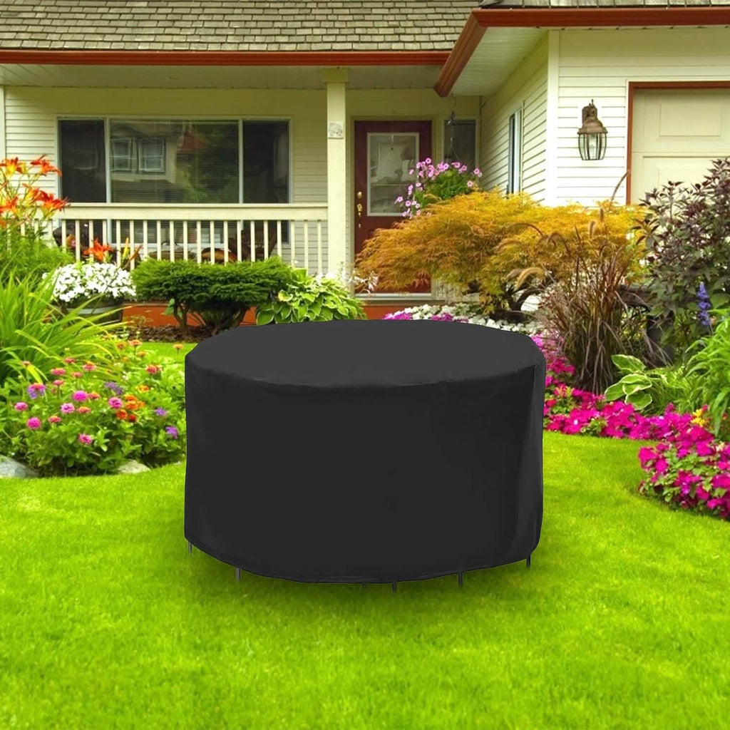 Housse de protection ronde pour mobilier de jardin