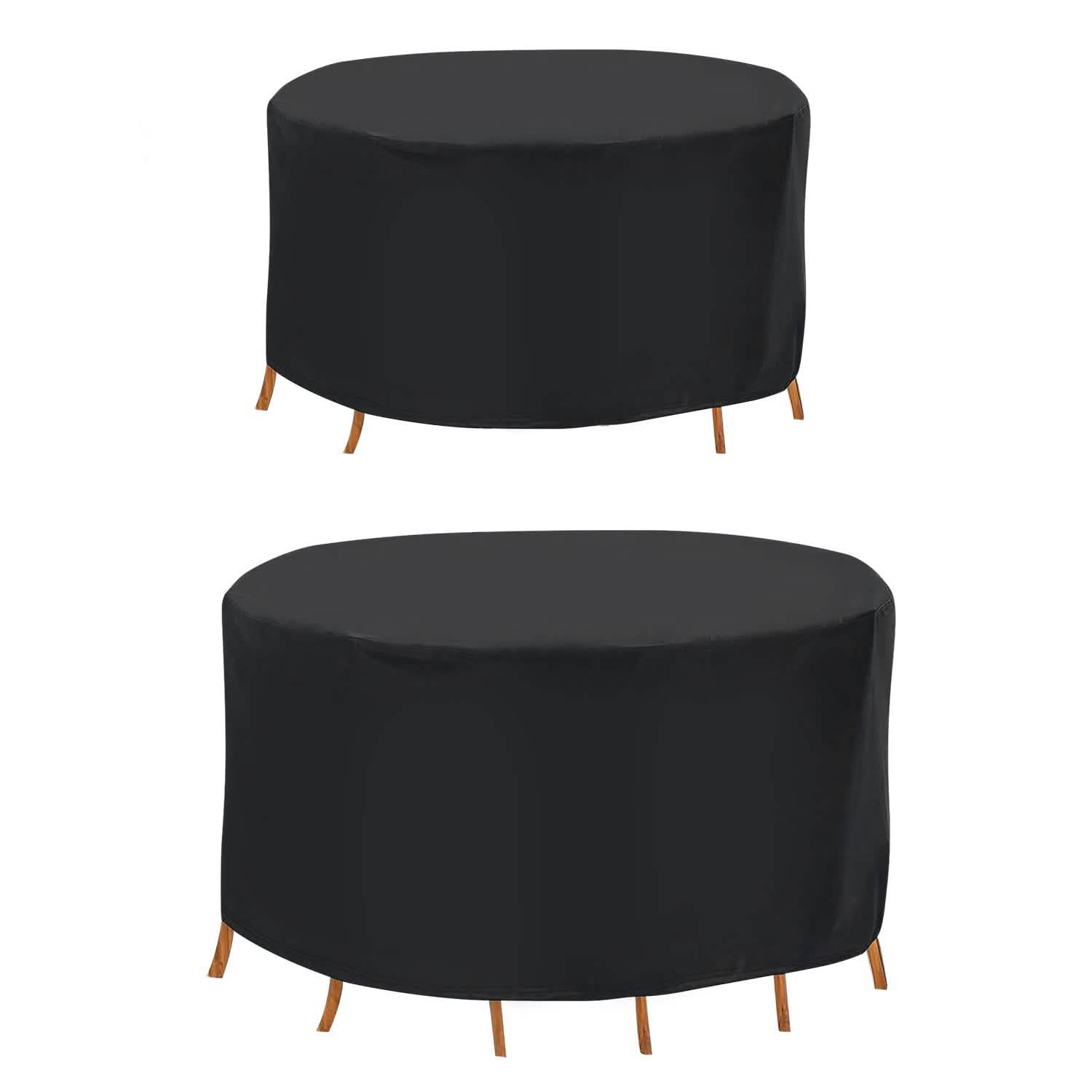 Housse de protection ronde pour mobilier de jardin