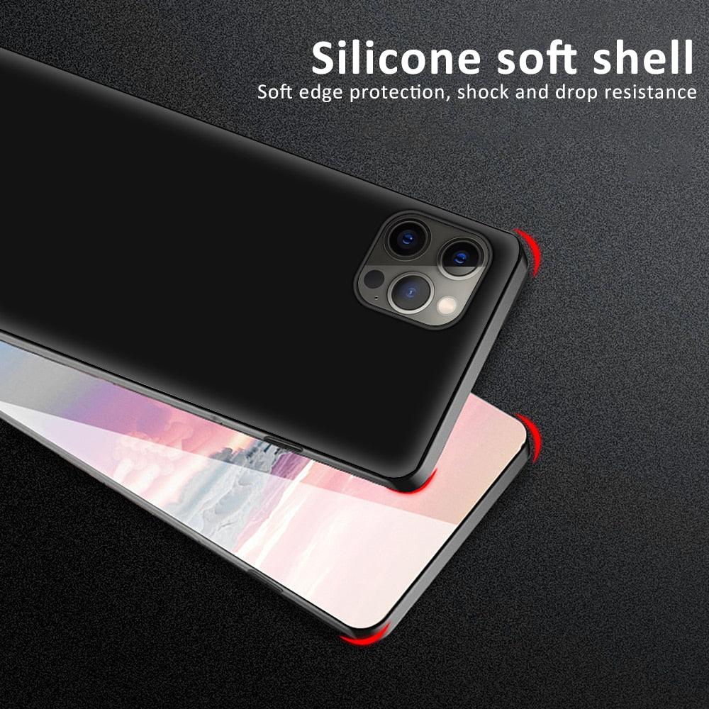 Coque de téléphone classique noire pour hommes d'affaires pour iPhone 14 13 Pro Max 13pro Coque pour iPhone 13pro Max Coque en silicone pour iPhone 14 plus 12 11 Coque de protection souple pour iPhone