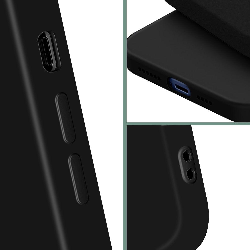 Coque de téléphone classique noire pour hommes d'affaires pour iPhone 14 13 Pro Max 13pro Coque pour iPhone 13pro Max Coque en silicone pour iPhone 14 plus 12 11 Coque de protection souple pour iPhone