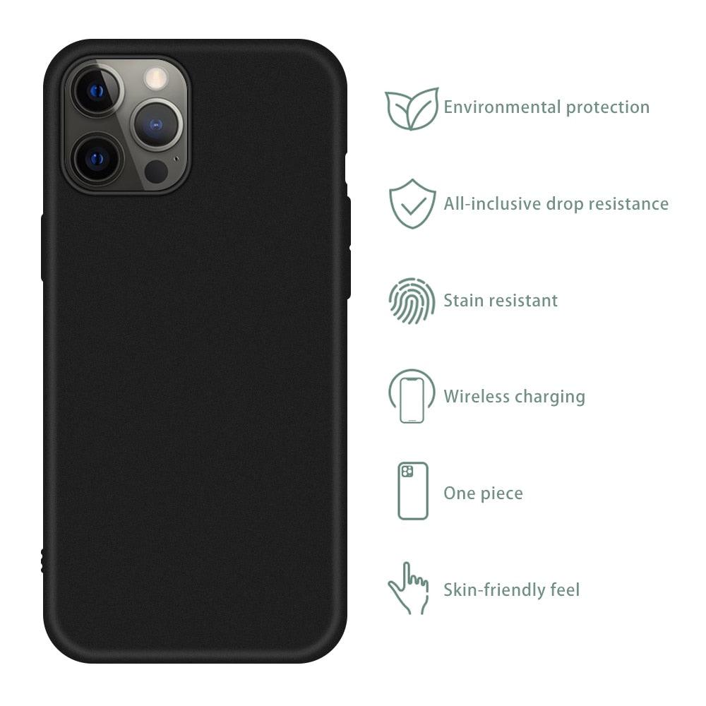 Coque de téléphone classique noire pour hommes d'affaires pour iPhone 14 13 Pro Max 13pro Coque pour iPhone 13pro Max Coque en silicone pour iPhone 14 plus 12 11 Coque de protection souple pour iPhone