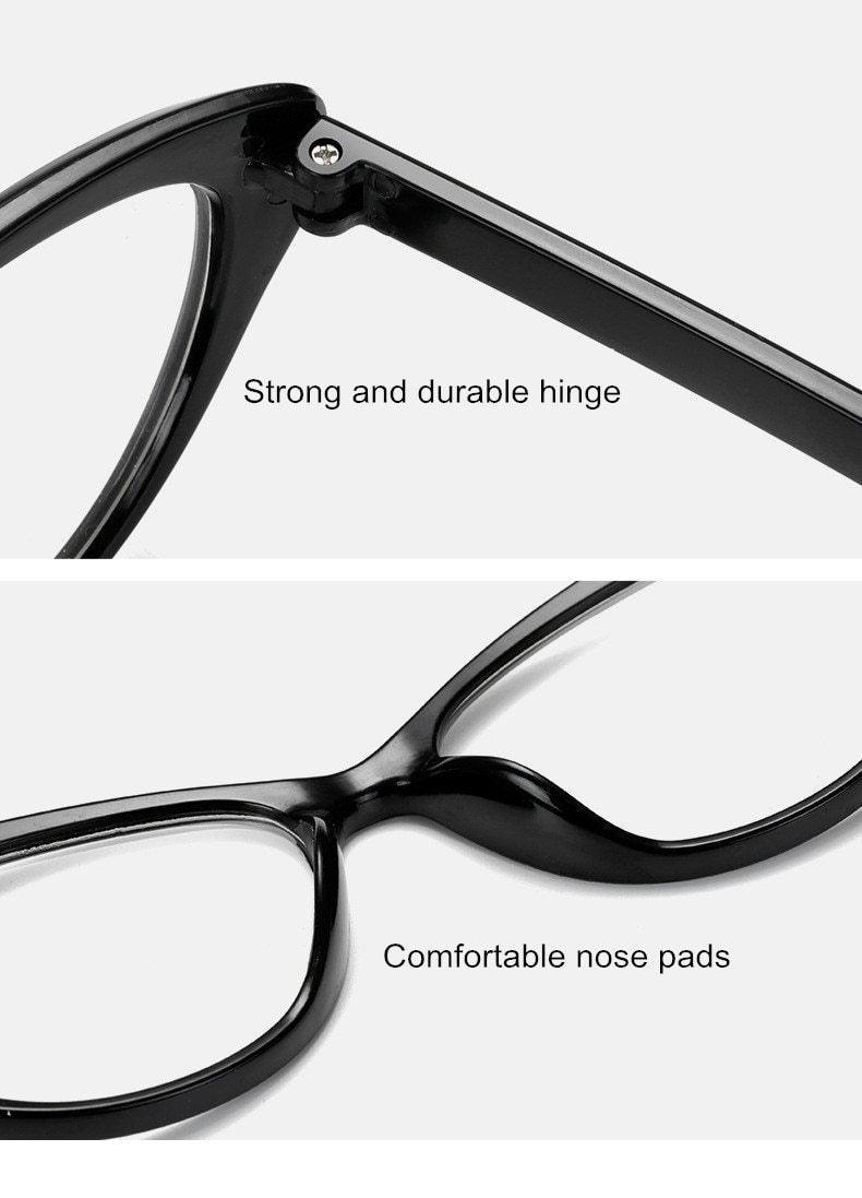 Lunettes de lecture œil de chat classiques Protection des yeux Lunettes d'ordinateur et monture élégante Hommes Femmes Presbytie Dioptrie +1.0+1.5+2.0+2.5+3.0+3.5+4.0