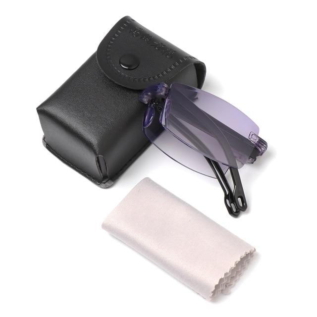 Lunettes de lecture pliables classiques et stylées avec étui pour hommes et femmes, lunettes à rotation télescopique, étui à lunettes inclus, lunettes de lecture anti-lumière bleue pliables, petites lunettes de lecture pliables pour hommes et femmes