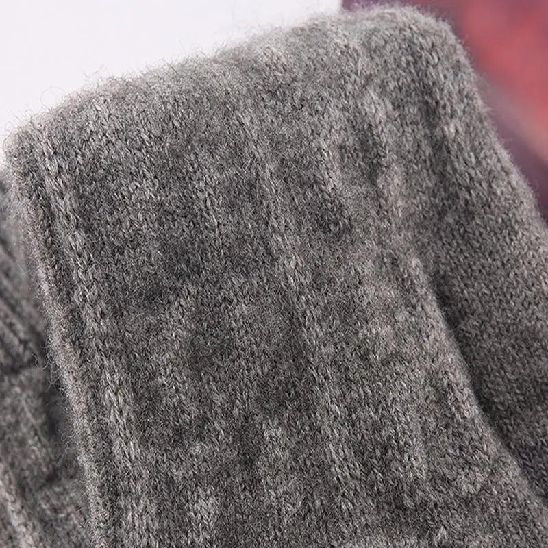 Gants d'hiver tricotés classiques sans doigts unisexe pour hommes et femmes, gants de cyclisme rétro doux et extensibles chauds à demi-doigts