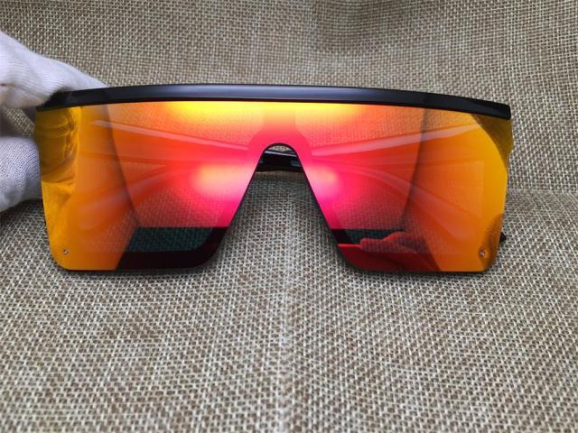 Lunettes de soleil classiques noires grandes pour hommes et femmes, nouveau design tendance, miroir rose carré, lunettes de soleil oversize carrées pour femmes et hommes