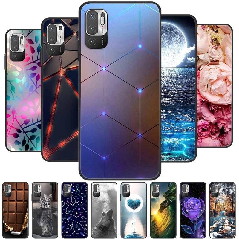 Coque arrière en silicone souple et fine à motif classique pour Xiaomi Redmi Note 10 5G Coque antichoc en silicone souple pour Redmi Note 10 5G Coques de téléphone Note10 5G Dessin animé mignon
