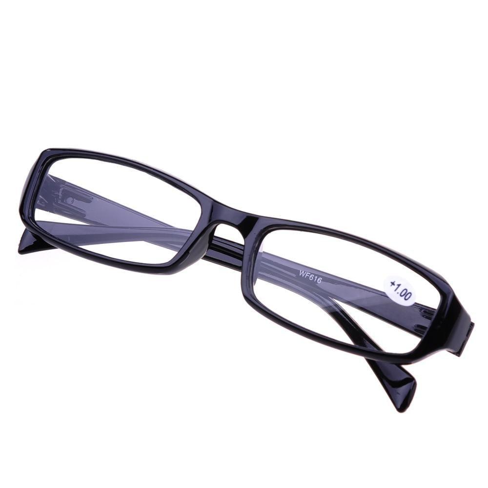 Lunettes de soleil à monture rectangulaire classique Lunettes de lecture au design simple et attrayant pour femmes et hommes Lunettes de soleil pour femmes Monture petite Lunettes de lecture anti-lumière bleue