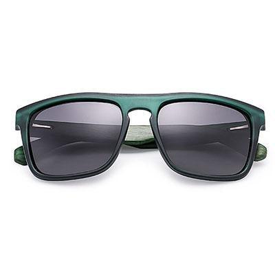 Lunettes de soleil rétro classiques multicolores, verres polarisés, protection UV, design élégant, lunettes de soleil rectangulaires pour hommes.