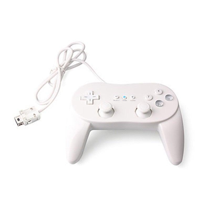 Manette de jeu filaire classique blanche et noire compatible avec les PC portables