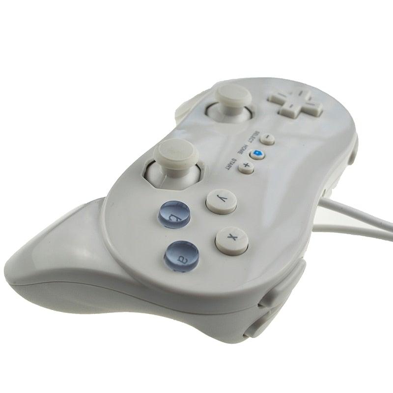 Manette de jeu filaire classique blanche et noire compatible avec les PC portables