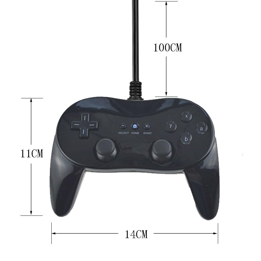 Manette de jeu filaire classique blanche et noire compatible avec les PC portables