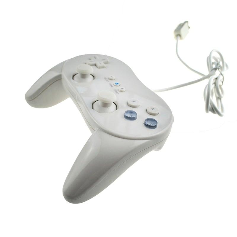 Manette de jeu filaire classique blanche et noire compatible avec les PC portables