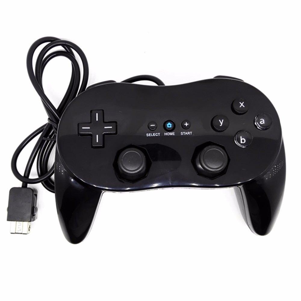 Manette de jeu filaire classique blanche et noire compatible avec les PC portables