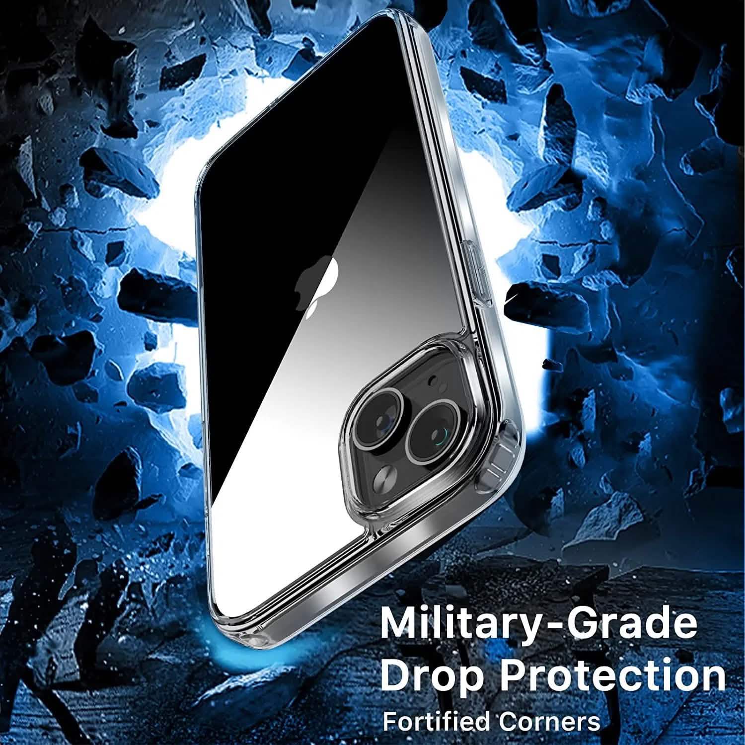 Coque Transparente pour iPhone 14 Étui 6.1 pouces