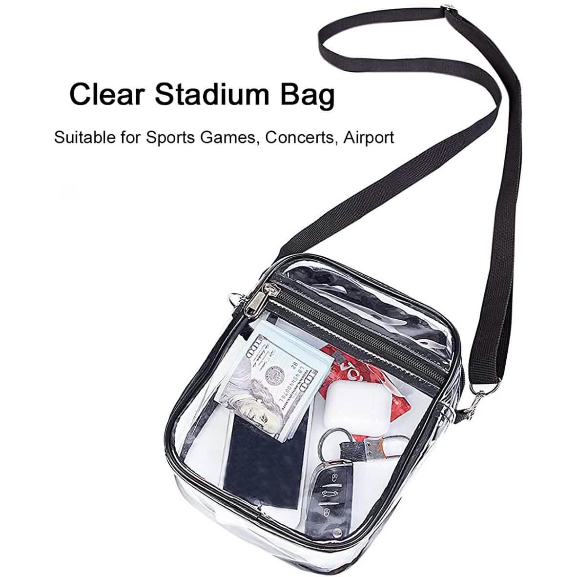 Sac bandoulière transparent