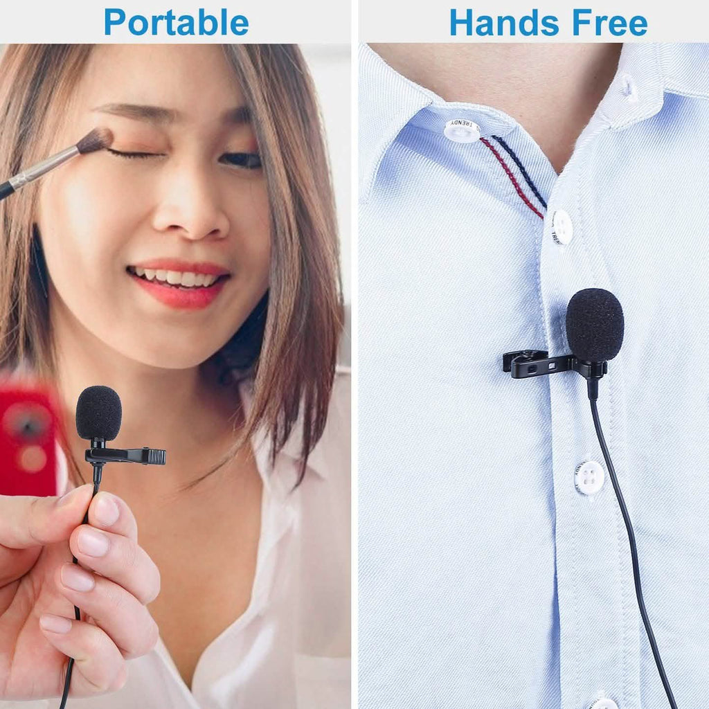 Microphone-cravate mains libres à clip