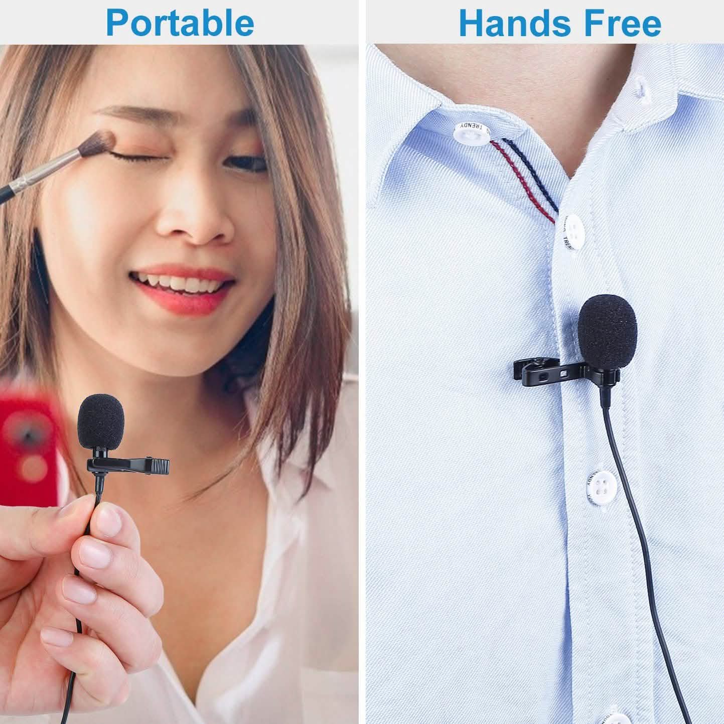 Microphone-cravate mains libres à clip