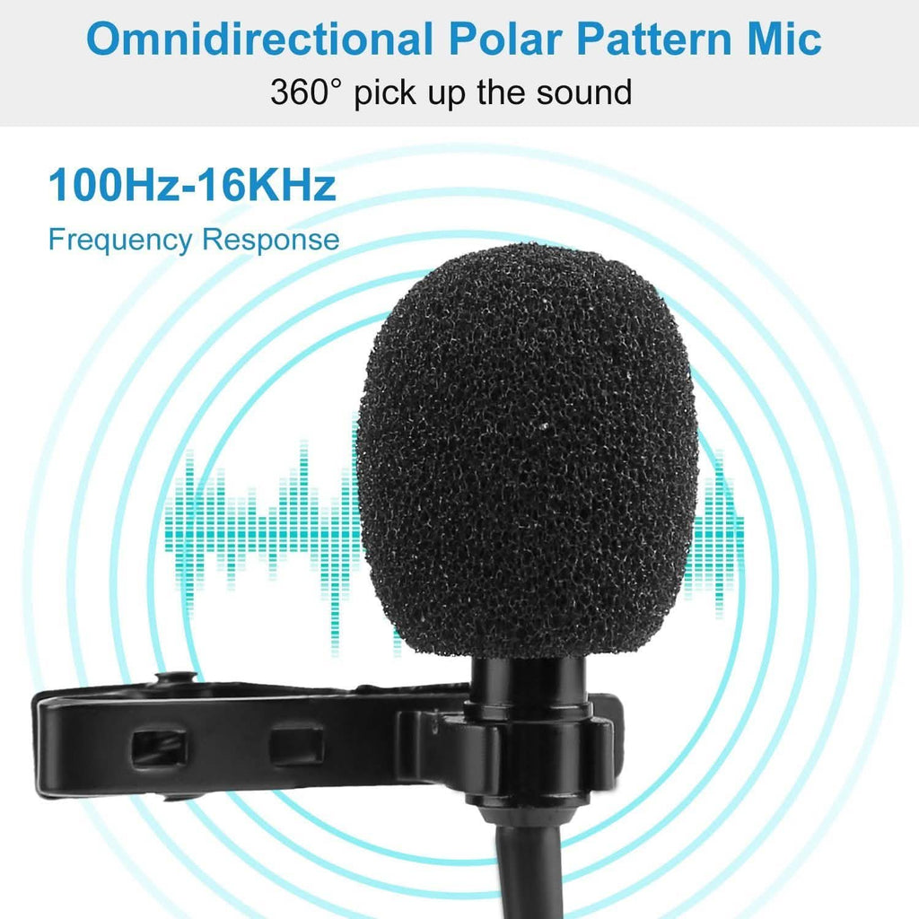 Microphone-cravate mains libres à clip