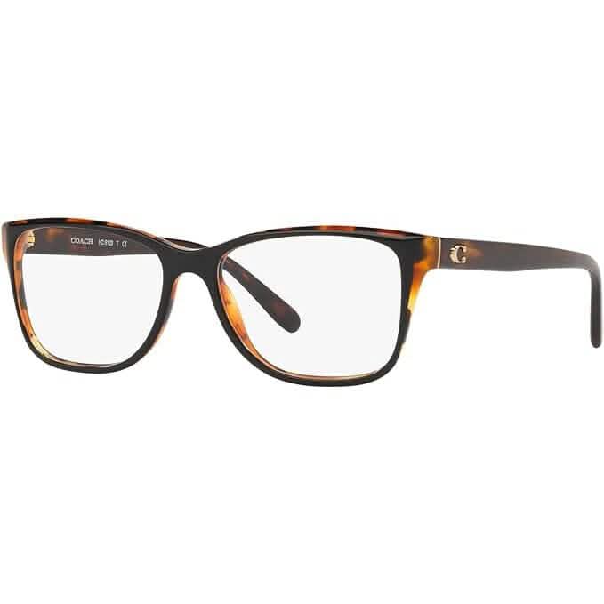 Montures de lunettes de vue rectangulaires Coach pour femme HC6129 (Reconditionné)