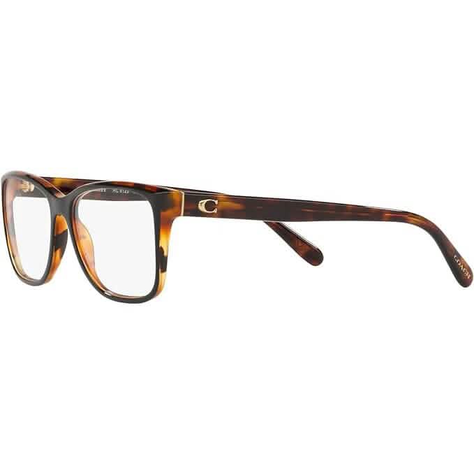 Montures de lunettes de vue rectangulaires Coach pour femme HC6129 (Reconditionné)