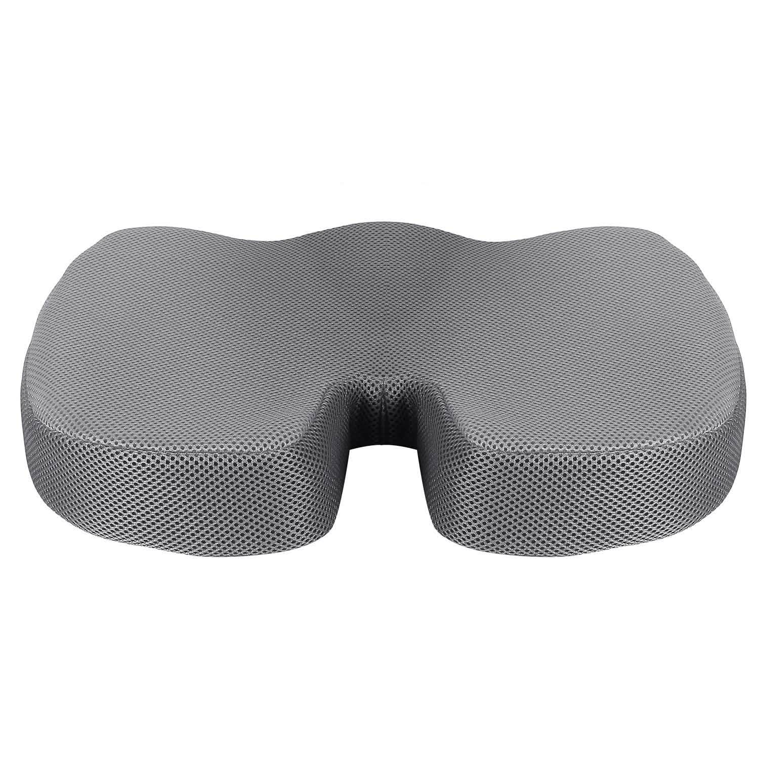 Coussin d'assise orthopédique en mousse à mémoire de forme pour coccyx