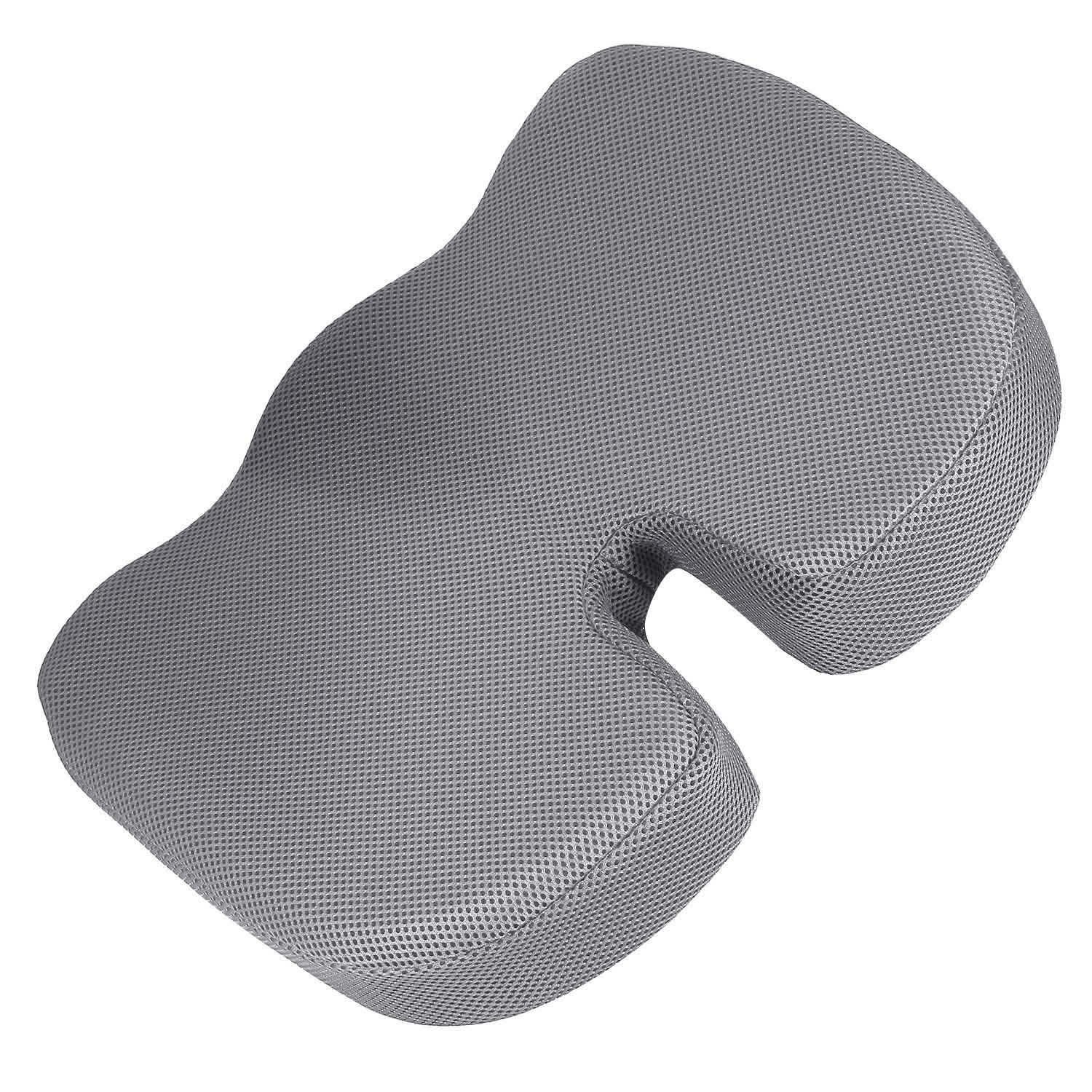 Coussin d'assise orthopédique en mousse à mémoire de forme pour coccyx