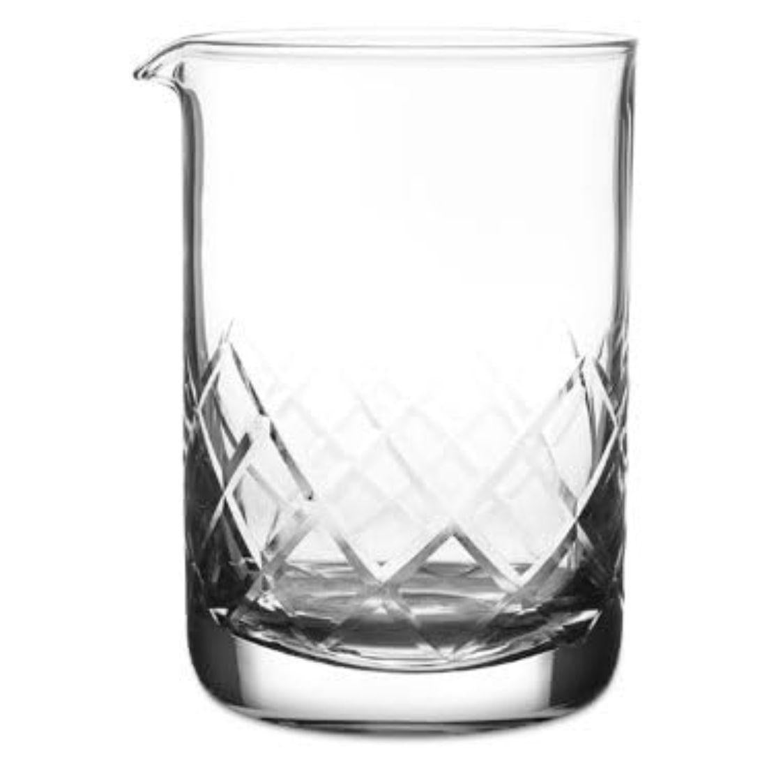 Cocktail Kingdom - Verre à mélange en cristal sans couture 'Yarai' (550 ml)