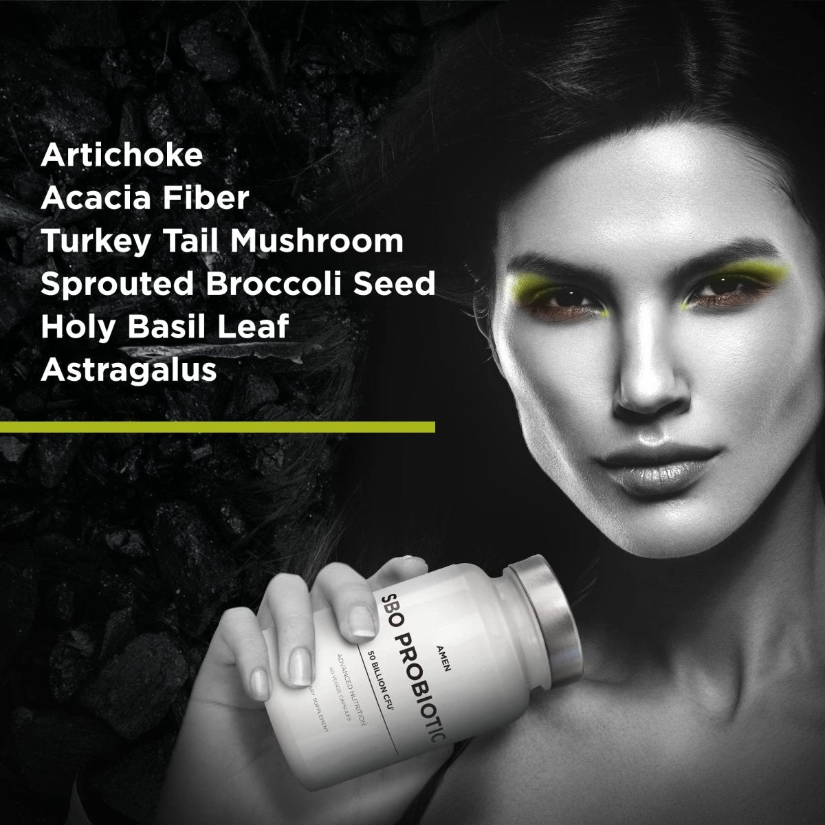 Codeage - Amen SBO Probiotique avec Prébiotiques - 60 Gélule(s) Végétale(s)