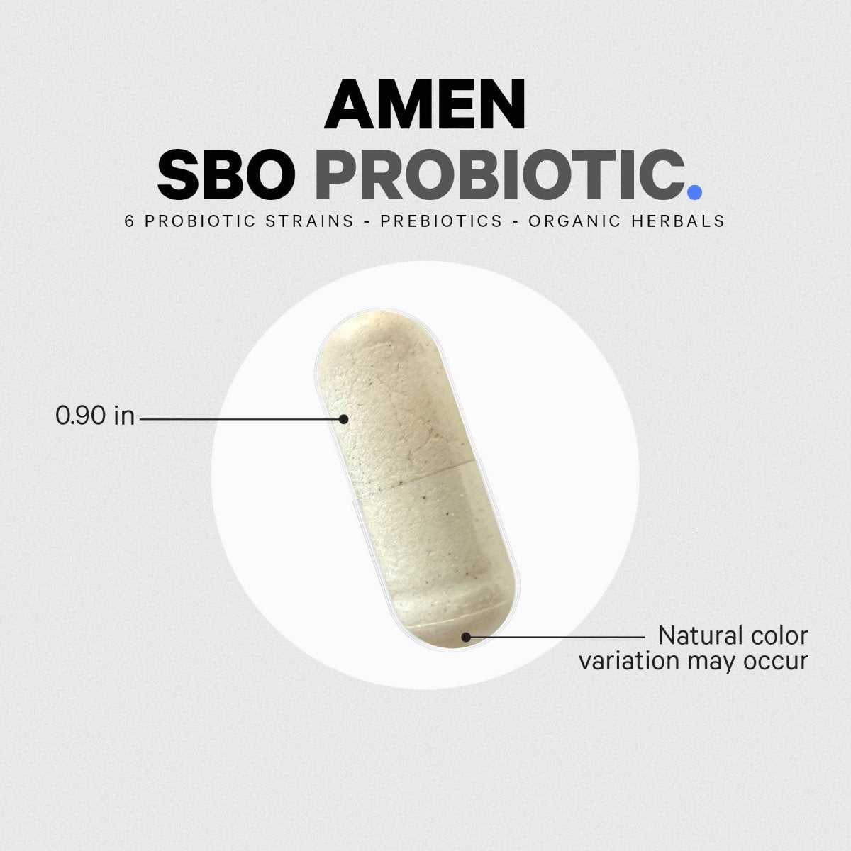 Codeage - Amen SBO Probiotique avec Prébiotiques - 60 Gélule(s) Végétale(s)