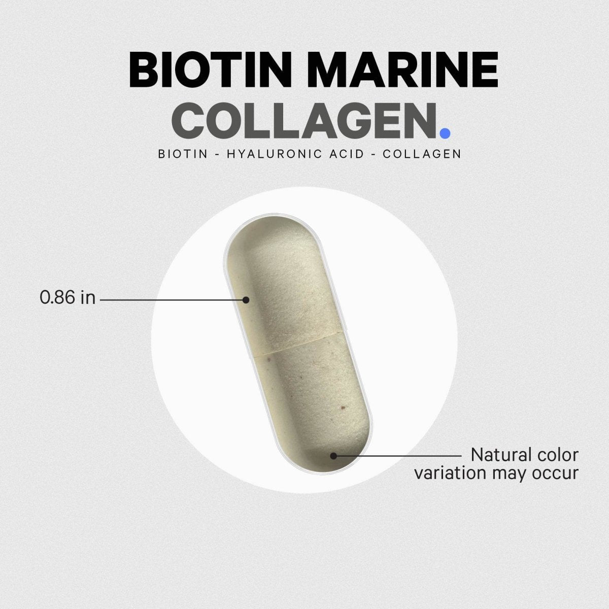 Codeage - Collagène Marin Biotine Types I et III Pêche Sauvage - 120 Gélules