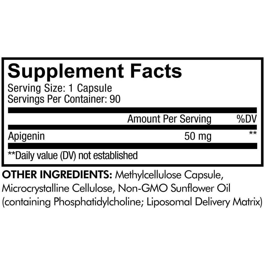 Codeage - Apigénine Liposomale 50 mg - 90 Gélules