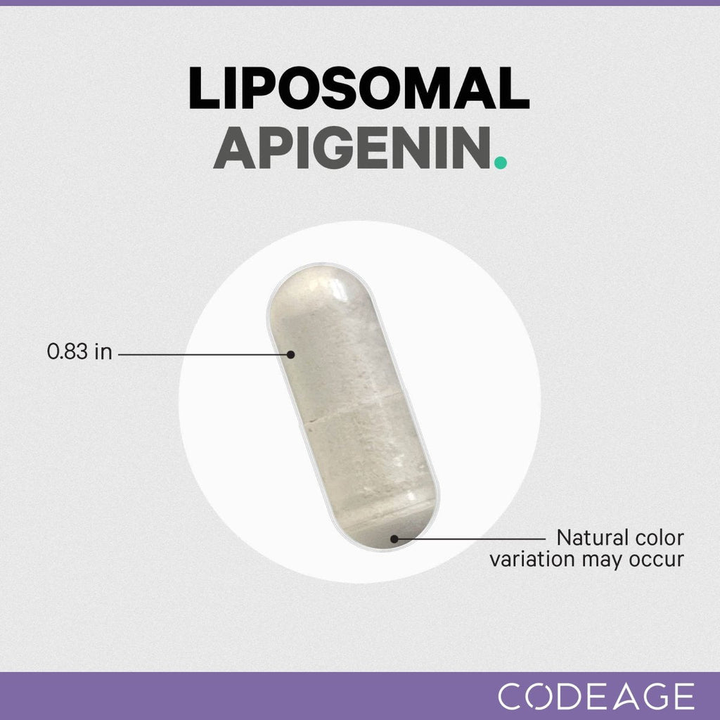 Codeage - Apigénine Liposomale 50 mg - 90 Gélules