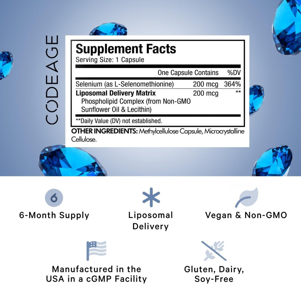 Codeage - Sélénium Liposomal - 180 Capsules