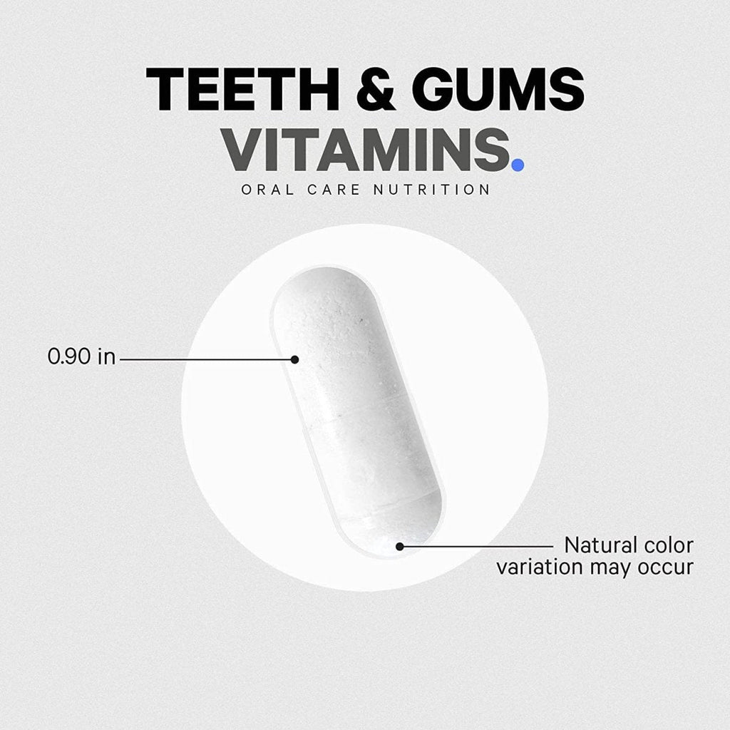 Codeage - Vitamines Dents & Gencives + Probiotiques Buccaux Complément Soin Bouche - 90 Capsules