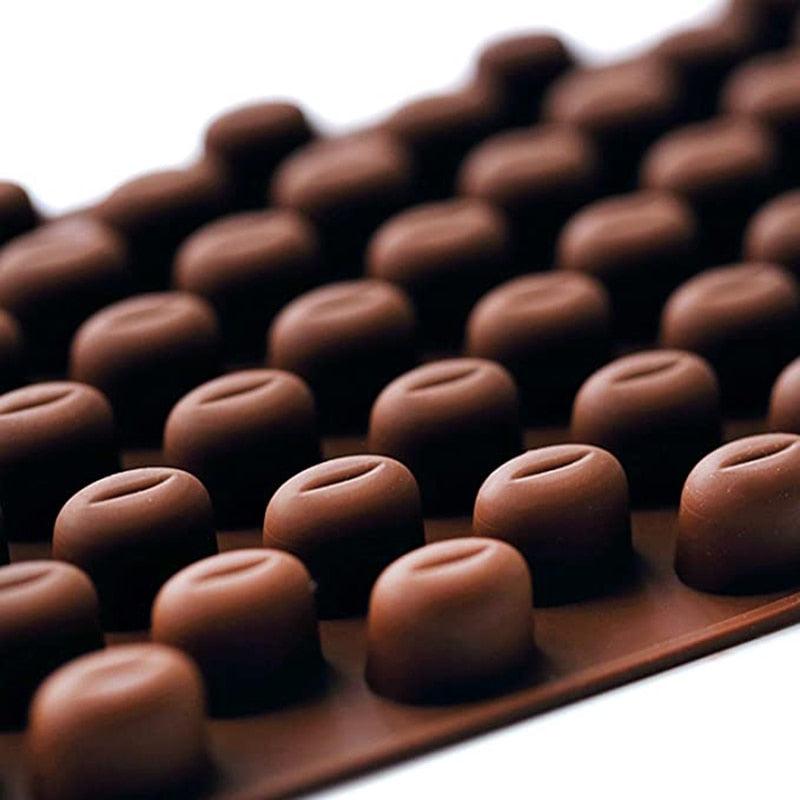 Moule à café en grains, moule à chocolat, mini bonbons, moule à glaçons, moule à pâtisserie, décoration de gâteaux, moule à gâteaux en grains de café, moule à savon, moule à fondant, pudding, gelée, chocolat