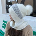 Bonnet chaud anti-froid avec pompon classique, écharpe à capuche, bonnets en tricot élastique, bonnets chauds