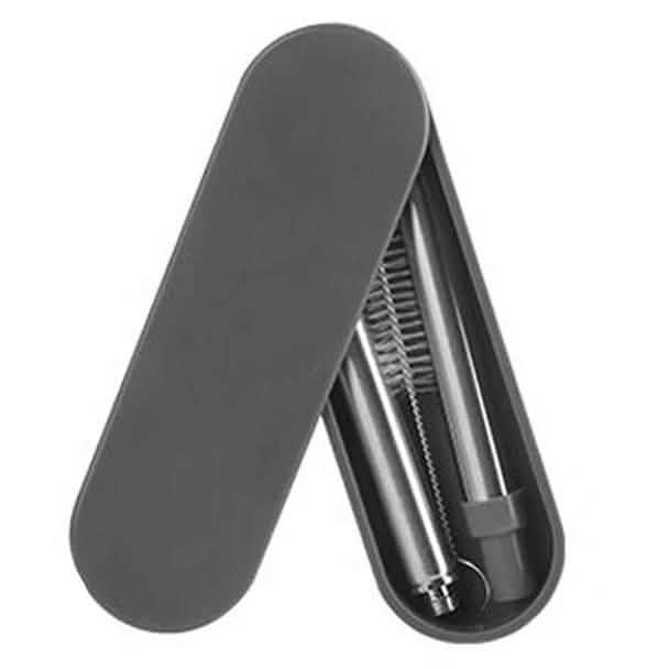 Paille télescopique réutilisable et pliable