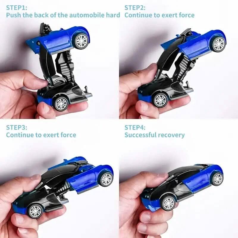 Modèle de déformation en cas de collision Voiture de sport
