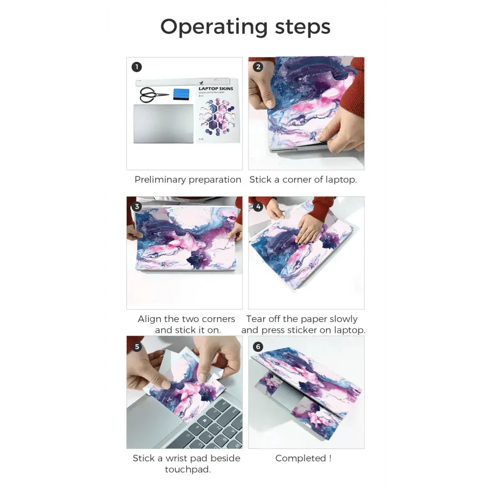 Autocollants colorés pour ordinateur portable, motifs uniques, excellent cadeau pour les amis