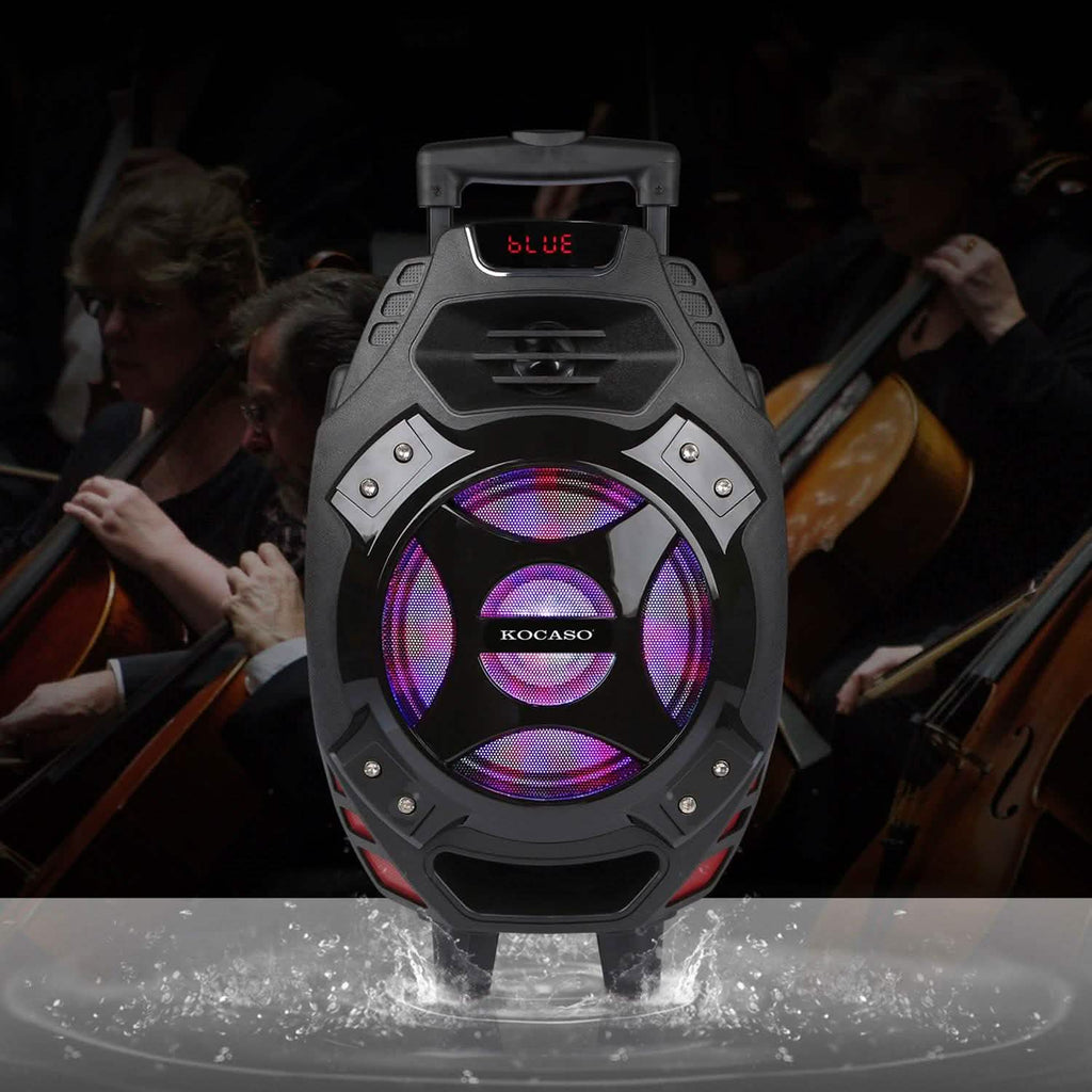 Enceinte de soirée portable sans fil à LED colorées