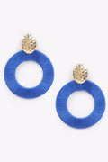 Boucles d'oreilles en fil coloré
