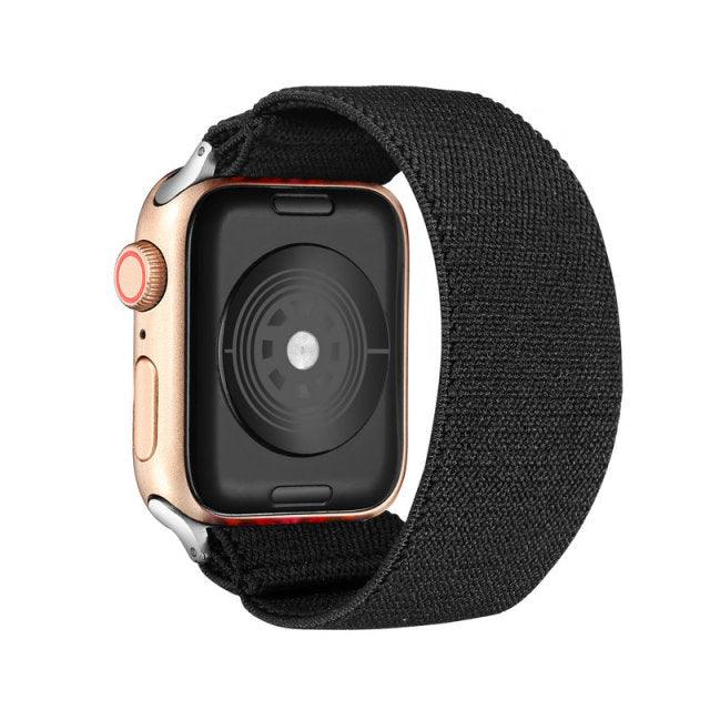 Bracelet de montre confortable élastique pour femmes, compatible avec les bracelets de montre 41mm 40mm 38mm. Bracelet ajustable en nylon élastique tressé pour femmes et filles, bracelet de rechange léger.