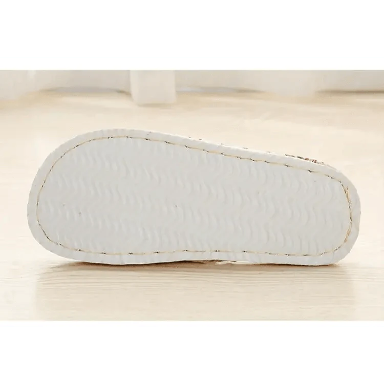 Pantoufles confortables et élégantes à motif floral pour femme, légères, printemps automne, tongs classiques pour chambre, pantoufles pliables pour femme