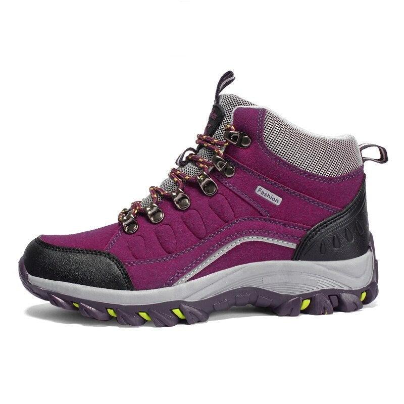 Chaussures d'hiver de randonnée confortables pour hommes Bottes de chasse mi-hautes Chaussures d'entraînement de sport pour hommes Chaussures pour femmes Bottes de randonnée Hiver Neige Chaude Bottines de cheville Chaussures de sport de plein air
