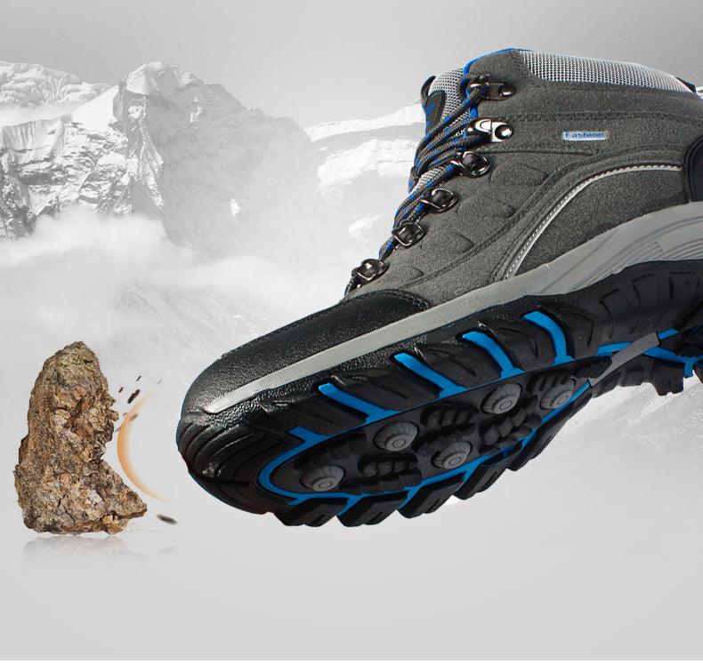 Chaussures d'hiver de randonnée confortables pour hommes Bottes de chasse mi-hautes Chaussures d'entraînement de sport pour hommes Chaussures pour femmes Bottes de randonnée Hiver Neige Chaude Bottines de cheville Chaussures de sport de plein air