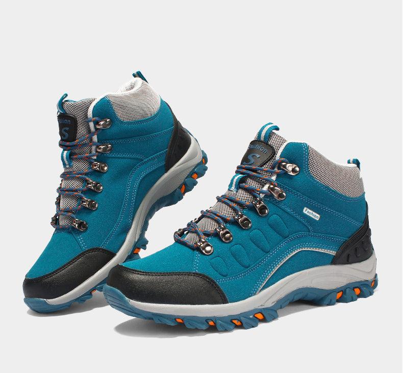 Chaussures d'hiver de randonnée confortables pour hommes Bottes de chasse mi-hautes Chaussures d'entraînement de sport pour hommes Chaussures pour femmes Bottes de randonnée Hiver Neige Chaude Bottines de cheville Chaussures de sport de plein air