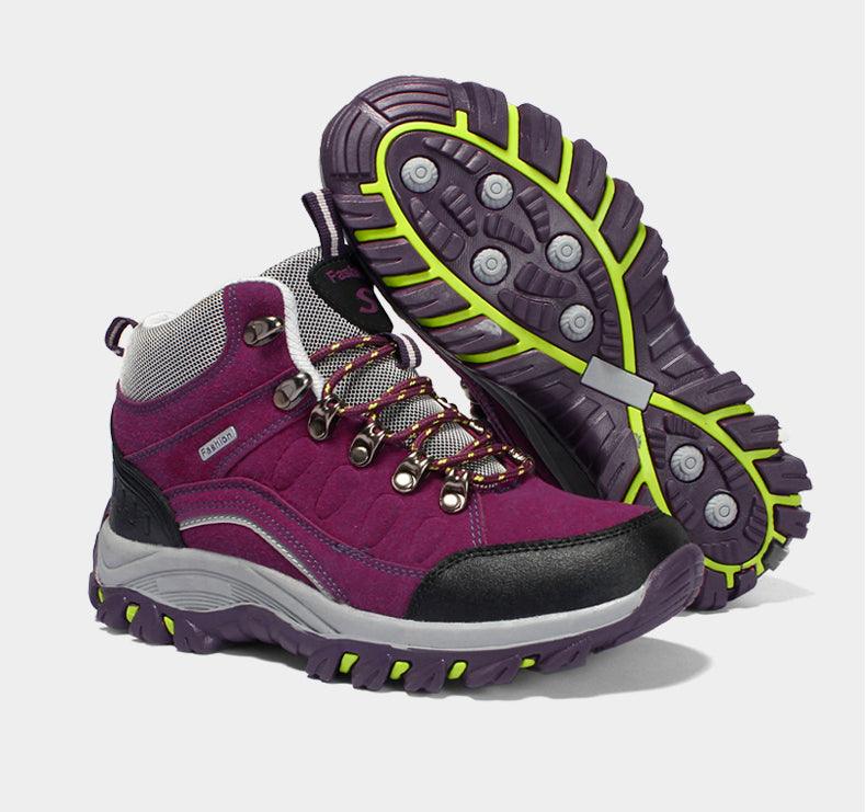Chaussures d'hiver de randonnée confortables pour hommes Bottes de chasse mi-hautes Chaussures d'entraînement de sport pour hommes Chaussures pour femmes Bottes de randonnée Hiver Neige Chaude Bottines de cheville Chaussures de sport de plein air