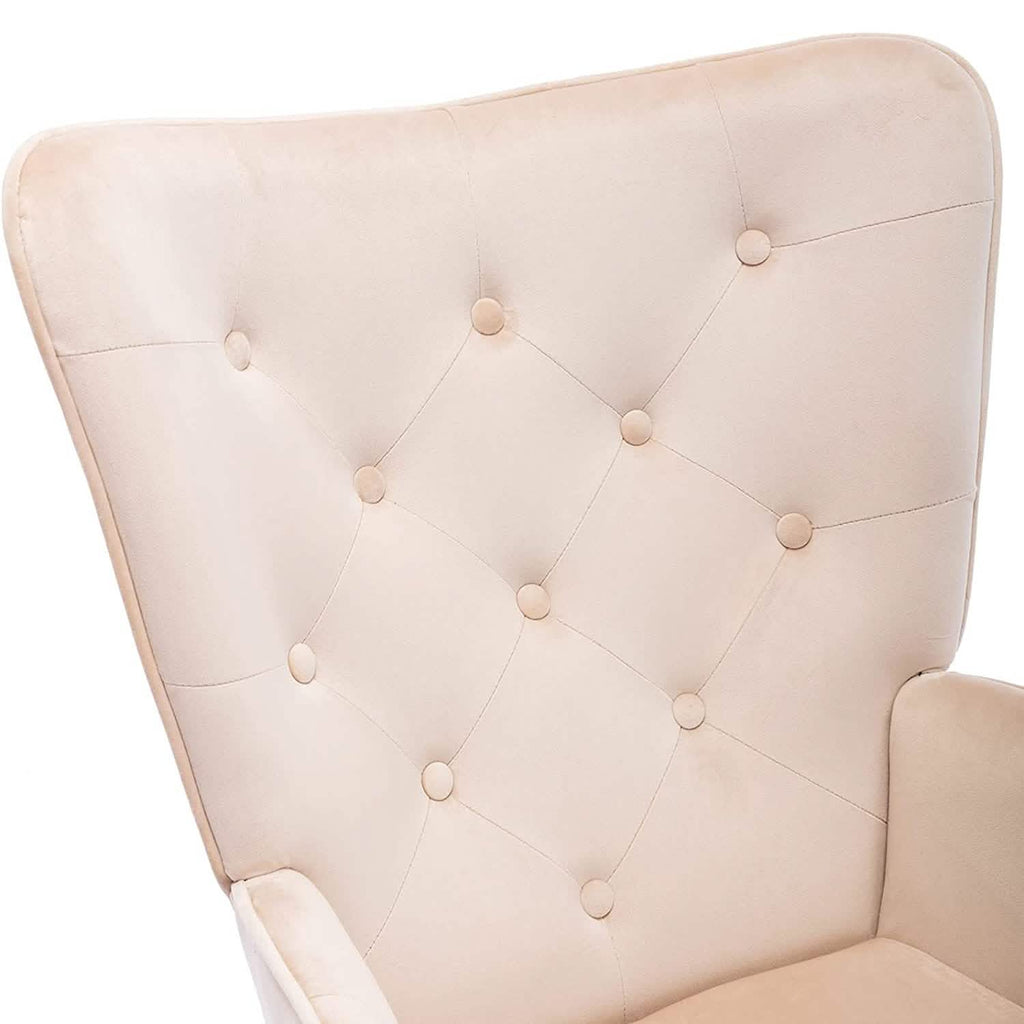 Fauteuil de salon confortable avec dossier haut